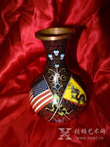 从百年前的景泰蓝国礼看《喜凤瓶》收藏-张雄艺术网