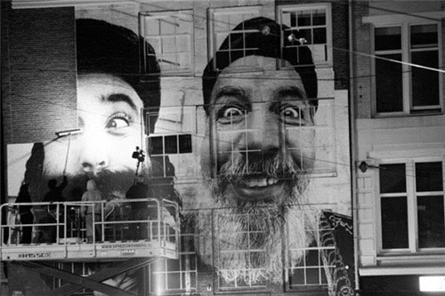 JR遍布全球的城市街头艺术作品