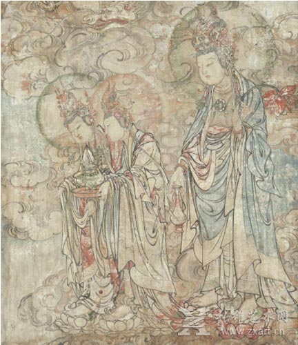 元/明朝时期的大型多彩壁画图片