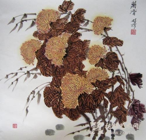 唐明珍国画作品