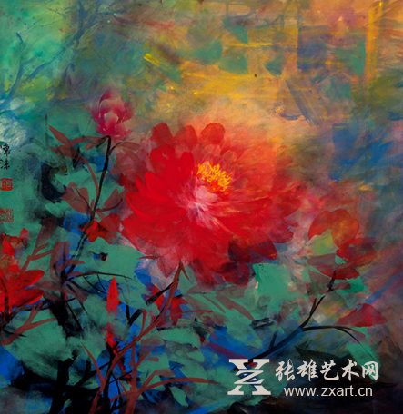 陈沫作品 《梦牡丹》