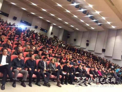 许江艺术大展“东方葵Ⅱ——来自葵园大地的报告”开幕式现场