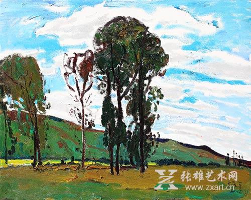 张立平作品《五道岔》 张立平作品《五道岔》