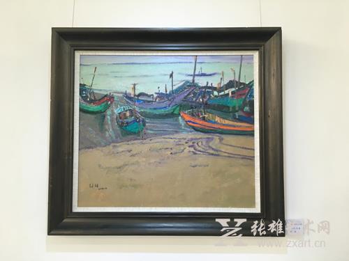 展览作品 十二月的渔港 徐强