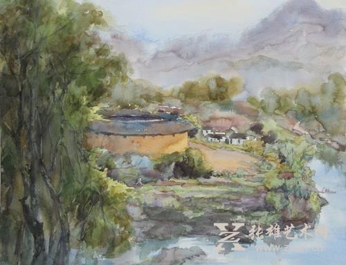 方丽芳 六成楼 60x50cm 方丽芳 六成楼 60x50cm