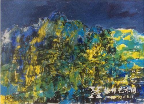 3.丙烯 秦建川 001《远山近水有人家》 94X65cm 3.丙烯 秦建川 001《远山近水有人家》 94X65cm