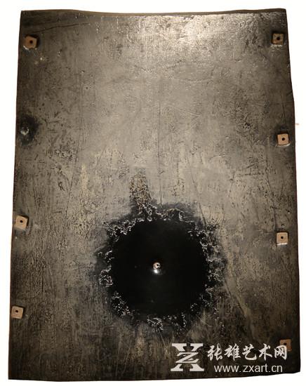 汤志义 一元复始 大漆+橡胶+153X121cm++2014年 