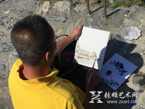 黄大刀随厦门美协意大利文化之旅