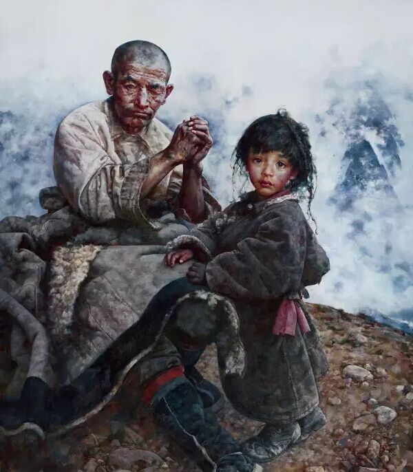 《寒雾》 180x150cm 布面油画 2012