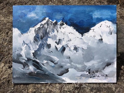 第七次进藏区采风写生——雪山王国·珠峰东坡